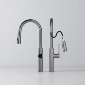 Сив смесител с душ Blandini Elegant Titanium