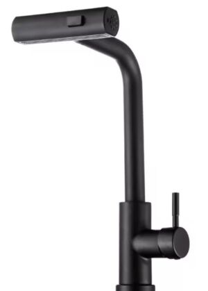 Черен кухненски смесител LUNO BLACK