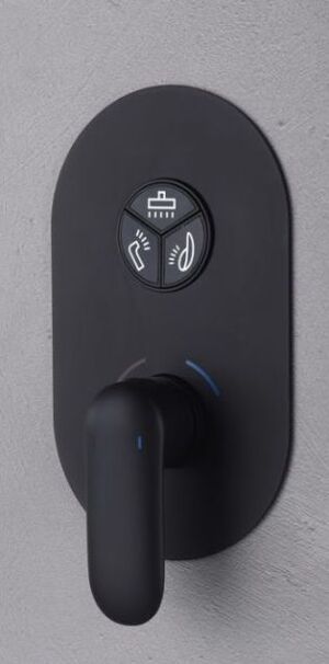 Душ за вграждане Blandini Eliptic Touch Black