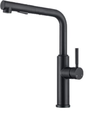 Кухненски смесител с душ Blandini Diverso Black