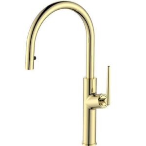 Златен кухненски смесител за кухня Blandini Tirol Gold