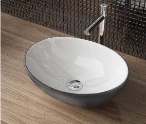 Мивка тип купа Esma Silver / White Мивка тип купа Esma Silver / White
