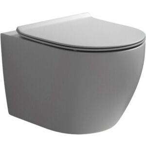 Сив мат висяща тоалетна чиния Gray