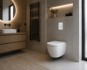Казанче за вграждане Grohe + висяща тоалетна със скрит монтаж Grohe