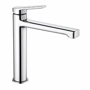 Висок смесител за баня хром за мивка тип купа Velano Chrome