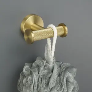 Двоен малък държач за кърпа/гъба, Brushed gold матирано злато Vito Gold