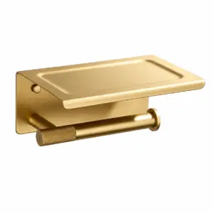 Златен държач за тоалетна хартия + поставка за телефон Vivo Gold
