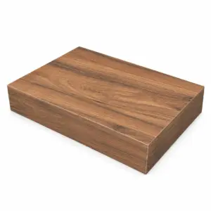ПВЦ плот за мивка тип купа дървесен 50x40 орех