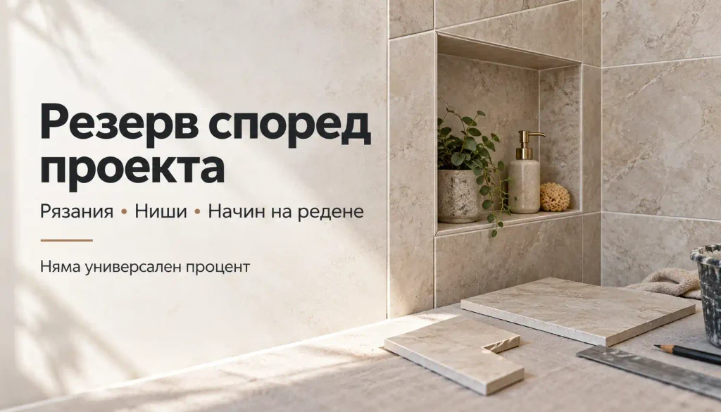 резерв според проекта